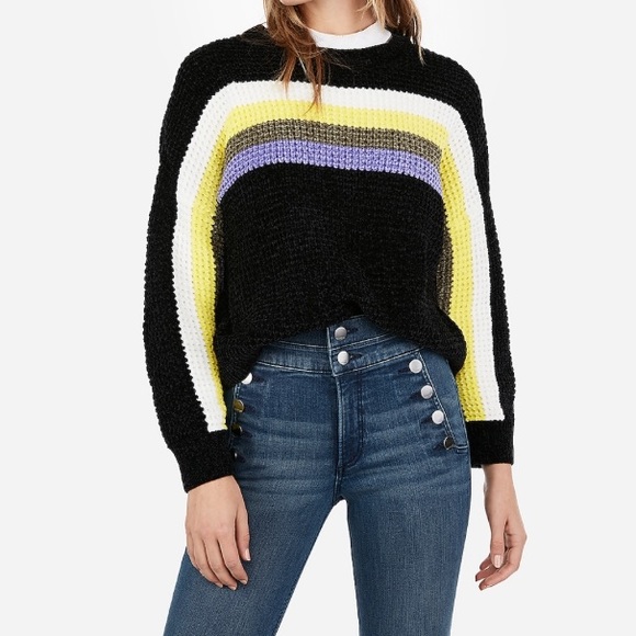 *LIKE NEW* Express High Waisted Ankle Jeans - Picture 2 of 5